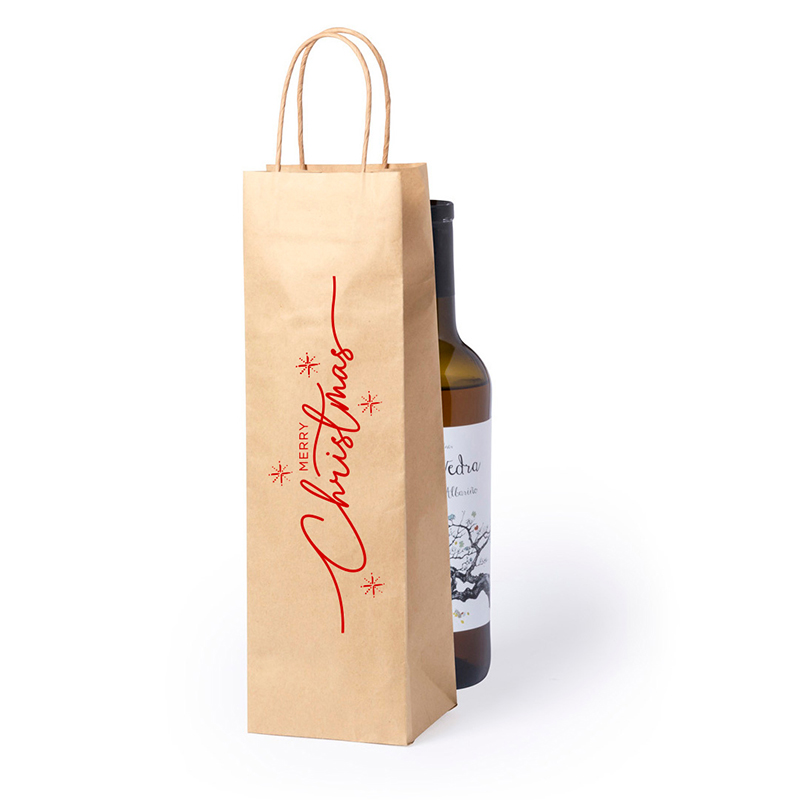 Paper wine bag | Christmas